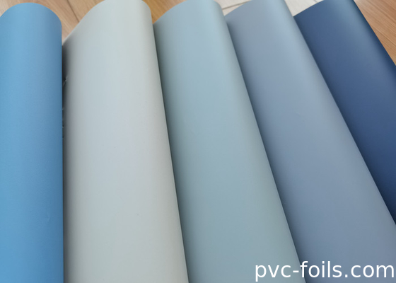 Film décoratif en PVC mat à toucher doux pour portes à membrane et presse à vide