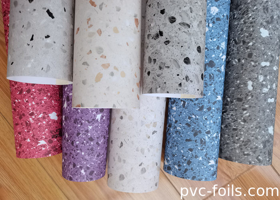 Film autoadhésif de PVC pour meubles en marbre pour bureaux de cuisine