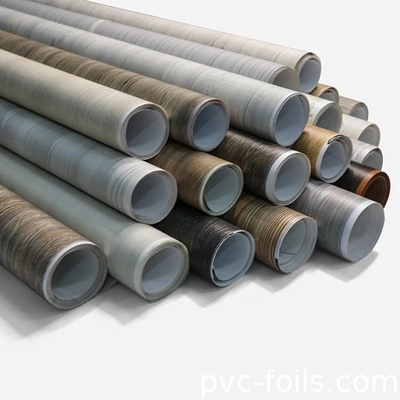 Super mat bois grain PVC membrane feuille pour les portes et les armoires couvre