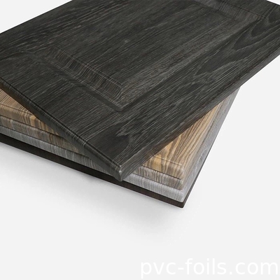 Super mat bois grain PVC membrane feuille pour les portes et les armoires couvre