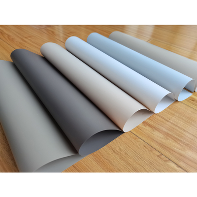 Film PVC auto-adhésif de couleur grise pour la décoration de porte d'armoire - Film vinyle facile à peler et à coller