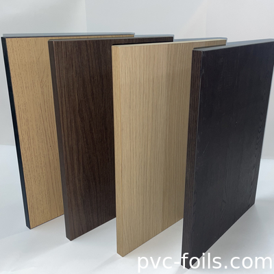 0.3mm Film décoratif en PVC en gravure profonde en bois Grain Pvc Membrane Foil Pour les portes de meubles