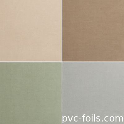 Texturage du tissu Couleur solide Texturage en PVC Auto-adhésif Couverture murale Pour la décoration intérieure des murs