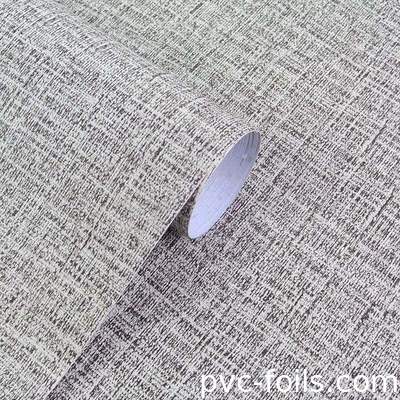 Teinture du tissu Film autoadhésif en PVC de couleur solide pour les murs des chambres d'hôtel