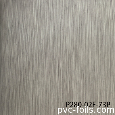 Film décoratif en PVC de conception italienne en bois pour les applications de meubles et de portes