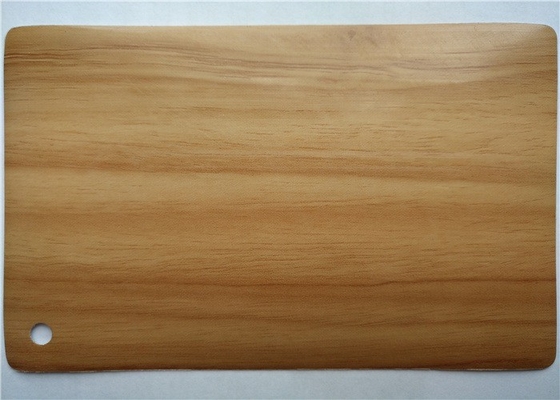 Film décoratif de grain de meubles en bois de PVC pour la stratification de panneau de porte