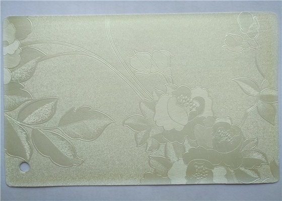 Film auto-adhésif intérieur de PVC de couleur blanche pour la décoration de cabine d'exposition