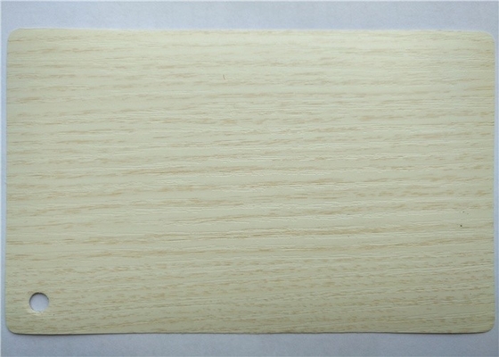 Film décoratif de grain de meubles en bois de PVC pour la stratification de panneau de porte