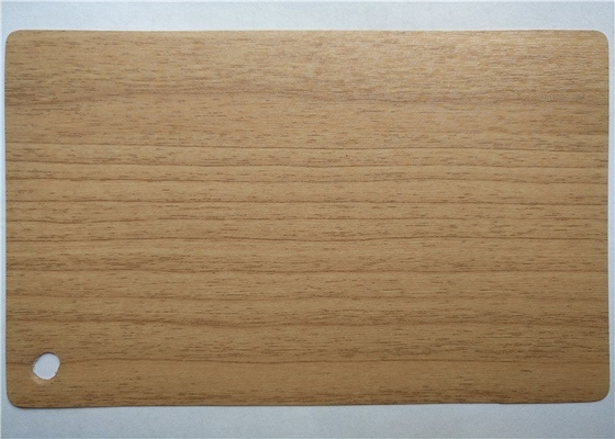 Petit pain de vinyle de Matte Pvc Wood Grain Surface adhésif pour les forces de défense principale formées