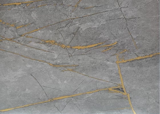 feuille en cpv décorative de 0.50mm pour couvrir le grain à haute brillance de marbre de finition de meubles