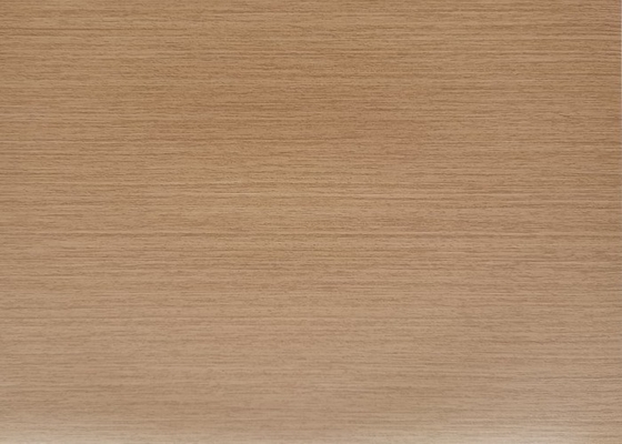 Graver imperméable de texture de grain en bois de décor de meubles d'aluminium de membrane de PVC