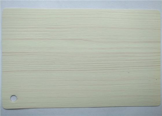 Aluminium de 0.5MM Matte Embossed Wood Grain Pvc pour la porte