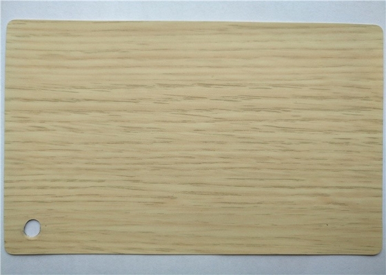 Aluminium de 0.5MM Matte Embossed Wood Grain Pvc pour la porte