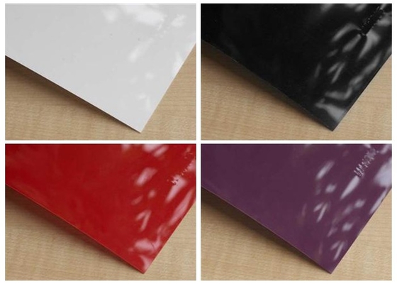 Blanc neige films de meubles en PVC à haute brillance pour la décoration des portes des armoires