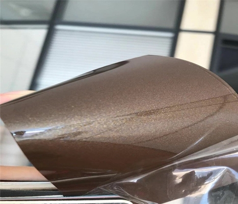 Film laminé en PVC blanc de couleur solide et très brillant pour armoires d'intérieur