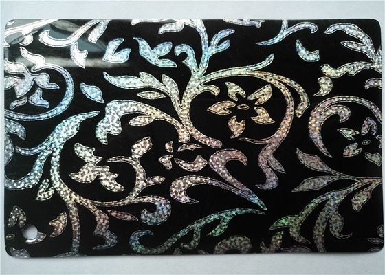 Le film décoratif rigide à haute brillance de PVC pour la porte de Cabinet couvrent la protection UV