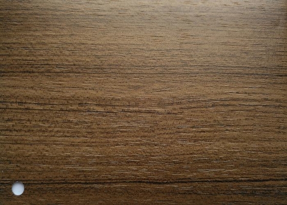 Aluminium d'or de membrane de PVC de grain en bois de chêne pour la surface 0.35MM de portes