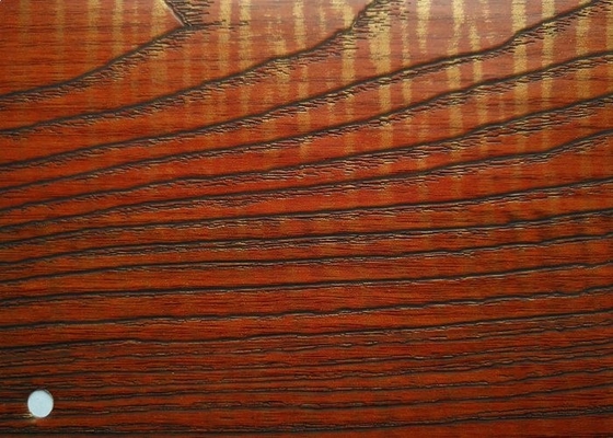 Film décoratif de PVC de Cherry Wood Color pour des projets intérieurs Matte Finish de décor