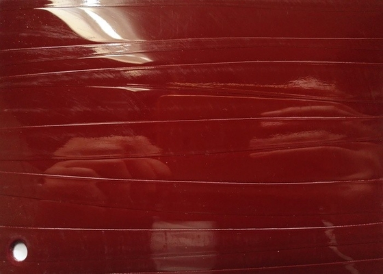 Aluminium de relief rouge de membrane de PVC 3D pour la décoration intérieure de meubles