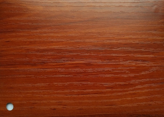L'aluminium en bois de membrane de PVC de couleur d'Apple pour des portes apprêtent la largeur 1400mm