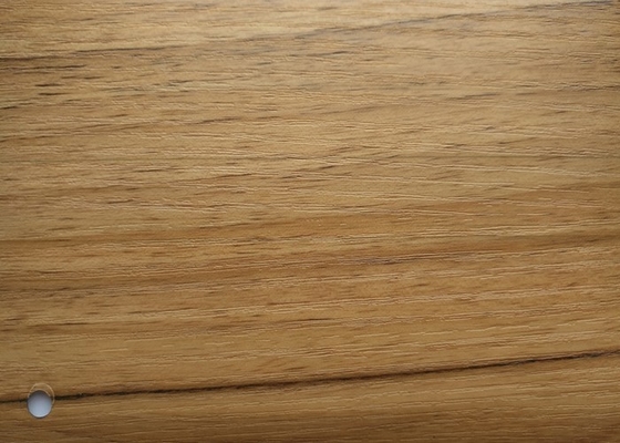 Papier décoratif auto-adhésif de grain de film en bois de vinyle pour le PVC d'aluminium de meubles