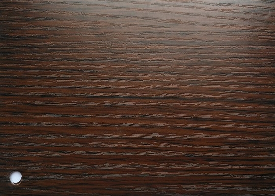 aluminium de membrane de PVC de 0.50mm pour la couleur en bois foncée de décoration de surface de meubles
