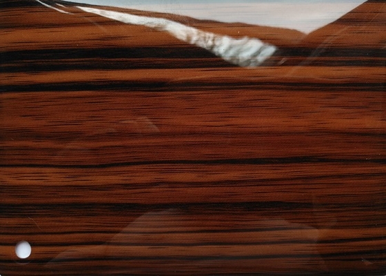 Film décoratif imperméable de PVC de grain en bois pour la stratification de panneau de forces de défense principale