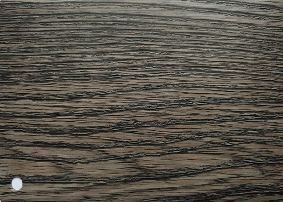 Film décoratif en bois foncé ignifuge de PVC pour le profil d'emballage de cadre de porte