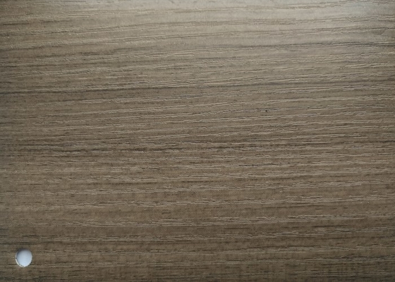 Films décoratifs de PVC de noix de couleur foncée en bois pour la surface intérieure auto-adhésive
