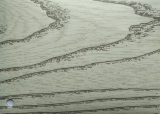 Film décoratif en bois mat de PVC de texture pour la stratification extérieure de meubles