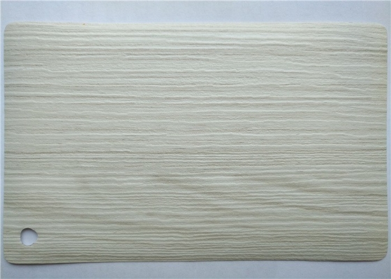 Stratification en bois de film d'aluminium de membrane de PVC 3d de grain blanche