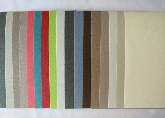 Feuille en cpv jaune 0.05mm-0.50mm de couleur solide pour la bâche de meubles