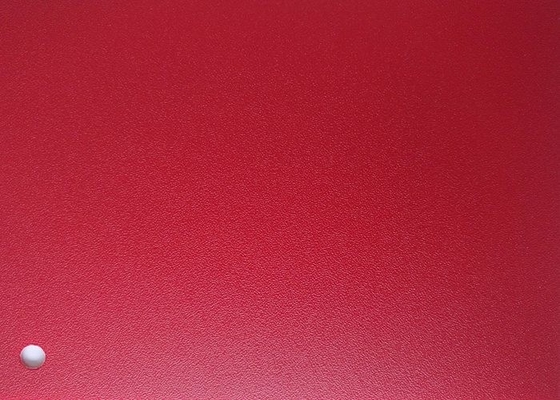 L'aluminium noir de meubles de PVC de Matte Finish de couleur raye résistant