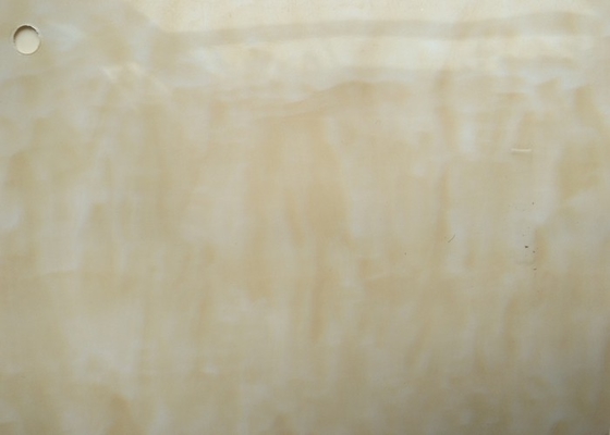 Effet décoratif de marbre de film de PVC de couleur beige pour la bâche extérieure supérieure de Tableau