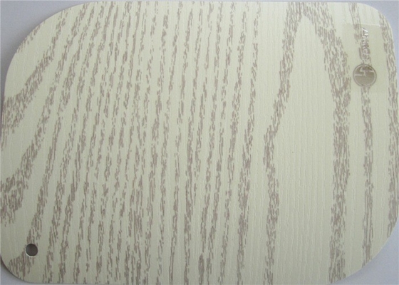 Vinyle en bois jaune de PVC de finition pour le mur imperméabilisant le panneau de WPC