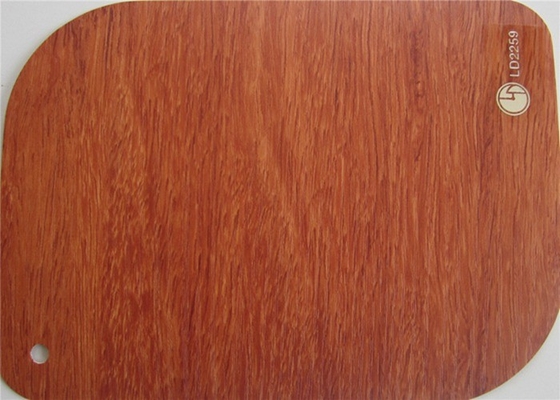 vinyle en bois de PVC de 1240mm pour le profil de emballage décoratif de mur