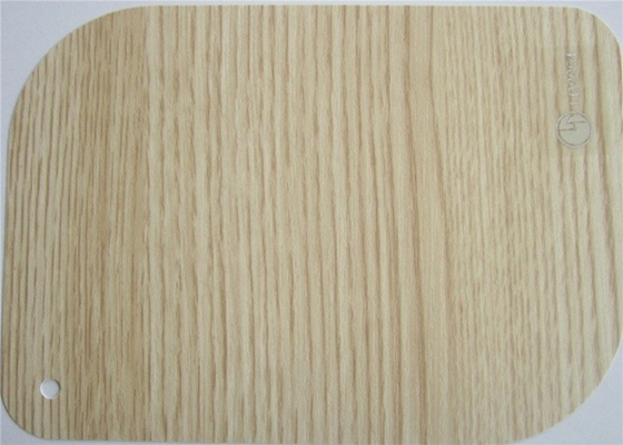 Film décoratif de PVC de porte pour le grain 0.12mm en bois d'enveloppe de meubles