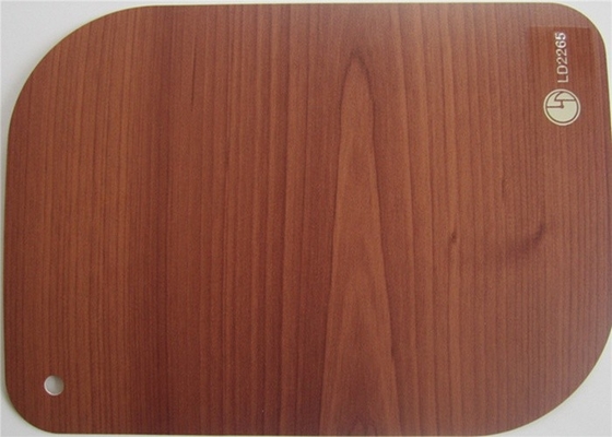Film décoratif de PVC de porte pour le grain 0.12mm en bois d'enveloppe de meubles