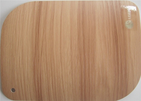Feuille en stratifié à haute brillance de PVC pour le profil en bois de WPC Aluminmum