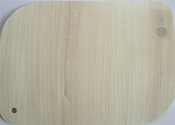 100 films étirés décoratifs de plafond de PVC de grain en bois blanc de micron
