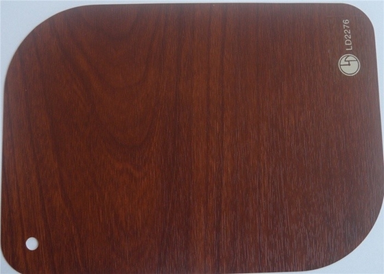 Le film d'aluminium de membrane de PVC de portes couvrent en bois de relief