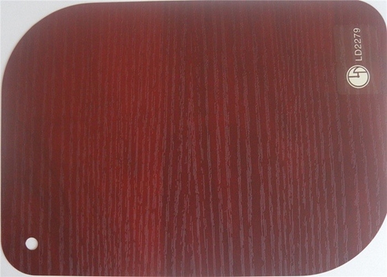 Décoration en bois 0.3mm de conception de film de membrane de PVC de meubles 0.4mm