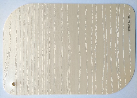 Chêne peint blanc gravant l'aluminium en refief décoratif de PVC pour la surface de meubles