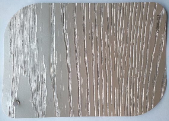 La feuille de stratifié de porte de PVC de film pour le visage en bois de porte de forces de défense principale a gravé en refief