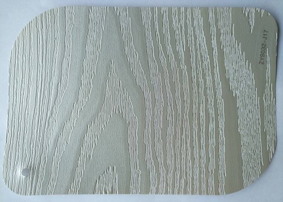 L'aluminium en bois de membrane de PVC de grain pour des portes a gravé 0.25mm en refief