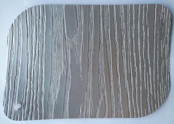 La stratification de PVC de gris couvre la couverture 0.30mm de meubles de relief par 3D