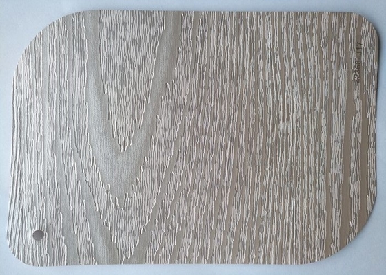 L'aluminium en bois de membrane de PVC de grain pour des portes a gravé 0.25mm en refief
