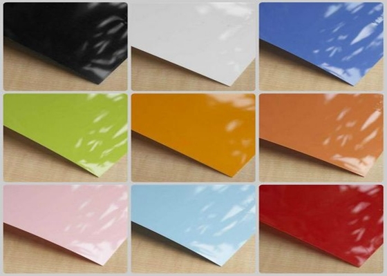 Aluminium de membrane de PVC de décor pour la couleur solide de forces de défense principale