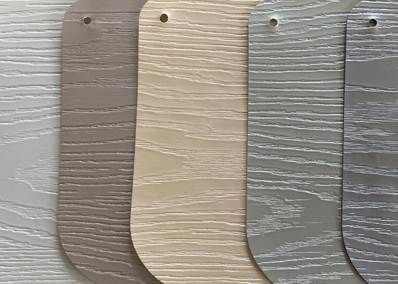 Aluminium de relief en bois de membrane de PVC 3D pour l'enveloppe de vinyle de décoration de placards de cuisine