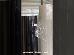 White High Gloss Pvc Laminate Sheets For Cabinets Indoor Solid Color